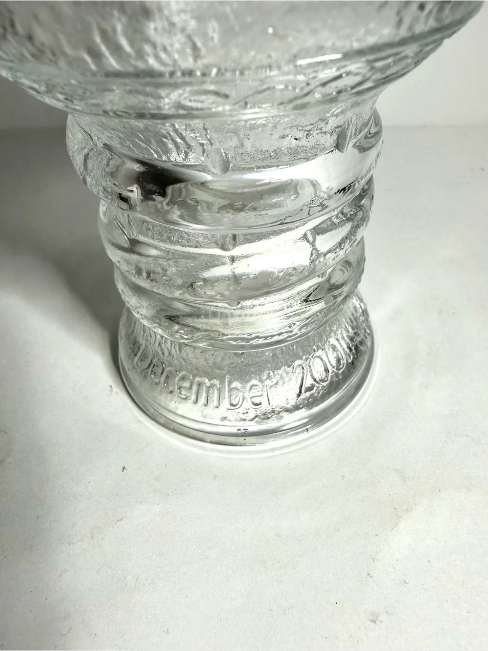 Lord Of The Rings 2001 Goblet Aragorn Glass Goblet